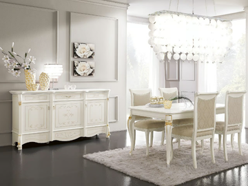 DIAMANTE - Wooden highboard with doors by CASA +39 - view 3